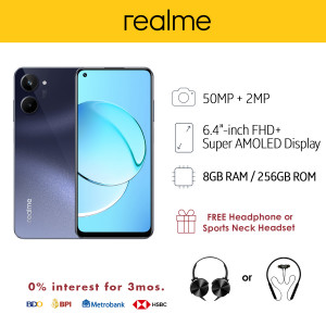 Realme 10 Mobile Phone 6.4-inch with 8GB RAM and 256GB of Storage