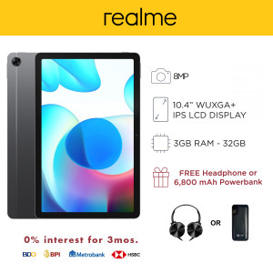 Realme Pad Wi-Fi 10.4-inch Tablet 32GB Storage